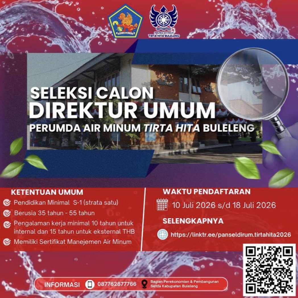 SELEKSI CALON DIREKTUR UMUM PERUMDA AIR MINUM TIRTA HITA BULELENG TAHUN 2026